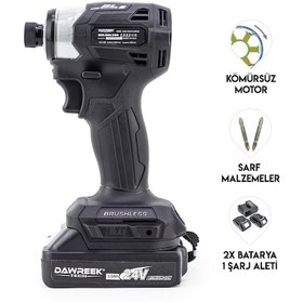 Resim Dawreek Akülü Torklu Vidalama/Somun Sıkma Makinesi - Siyah 