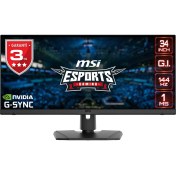 Resim MSI 34" OPTIX MPG341QR 3440x1440 (UWQHD) FLAT IPS 144HZ 1MS G-SYNC COMPATIBLE GAMING MONITOR 
