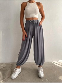 Resim 02Lady Fashion MODAL KUMAŞ YUMUŞAK DOKU ŞALVAR PANTOLON 