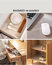 Resim Gld-spt- Kesilebilir Şeffaf Raflık Çekmece Kaplaması Mutfak İçin 