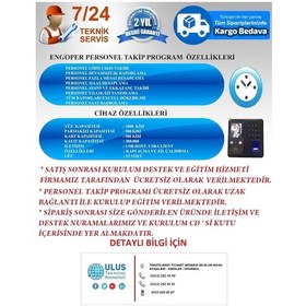 Resim Yüz Tanima Parmakİzi Kart Ve Şifreli Personel Takip Cihazi 