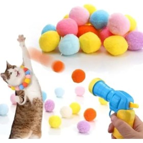 Resim Mark İnteraktif Kedi Oyun Tabancası - Peluş Toplarla 