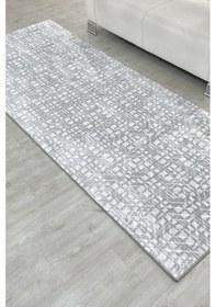 Resim Lüle Halı Petek Dokulu Düz Renk Kaymaz Taban Yolluk Halı Lsmpebej1 