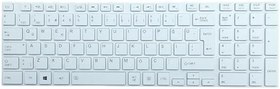 Resim Toshiba Satellite L950D, L955D, L970D, L975D İle Uyumlu Klavye (Beyaz) 
