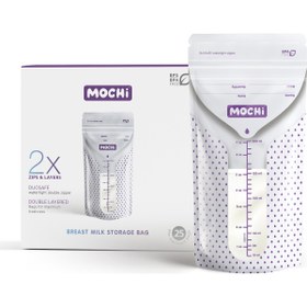 Resim Mochi Anne Sütü Saklama Poşeti 25 Adet 