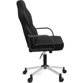 Resim Türksit İnka Plastik Kol Ve Krom Ayaklı Yönetici Koltuğu Siyah 