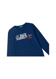 Resim United Colors Of Benetton Unisex Çocuk Sweatshirt Ben.3ı1xg10fl Lacıvert 