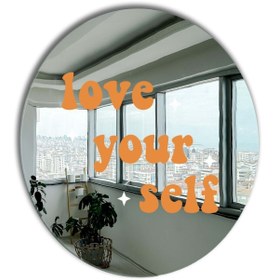 Resim Yuvarlak Ayna, Pinterest Ayna, Renkli Duvar Dekoru, Pinterest Oda Dekoru, Kırılmaz Dekorafif Ayna 