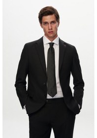 Resim D's Damat Ds Damat Slim Fit Siyah Düz Takim Elbise 5he05ob35577m 001 