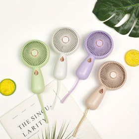 Resim USB Şarj Edilebilir Mini Taşınabilir Fan - Erkekler ve Kadınlar İçin El Tipi, Giyilebilir Tasarım - Ofis, Açık Hava, Seyahat ve Kamp İçin İdeal, 250mAh Şarj Edilebilir Pil, Seyahat Gereksinimleri | Modern Estetik | Dayanıklı Plastik 