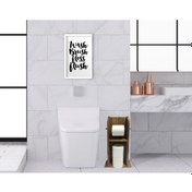Resim Bk Home Doğal Masif Ahşap Tuvalet Kağıtlığı Ve Dekoratif Ahşap Be (551052274) Bk