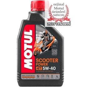 Resim Motul Scooter PoWer 4t 5W40 Ma 1 L N11.3062 