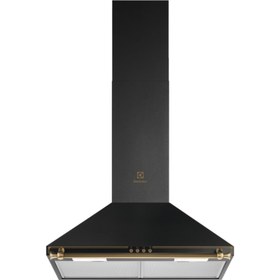Resim Electrolux EFC226R 60 cm Siyah Metal Duvar Tipi Ankastre Davlumbaz 