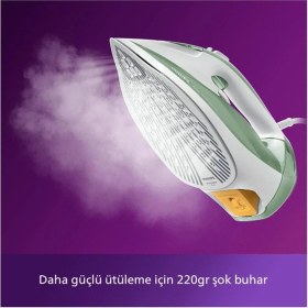 Resim 7000 Serisi Buharlı Ütü, Çöl Yeşili ve Gri, Güçlü ve Verimli Kullanım 