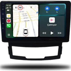 Resim Martechno Ssangyong Korando 2011-2013 Uyumlu Android Multimedya 6gb Ram 128GB Hafıza 
