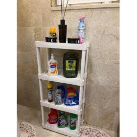 Resim Decorelax 4 Raflı Plastik Banyo & Mutfak Organizer (Small Model) 