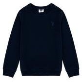 Resim Çocuk Lacivert Basic Bisiklet Yaka Sweatshirt 