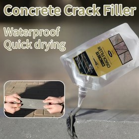 Resim Doeyvose Gemi Sızdırmazlık Malzemesi - Hızlı Kuruyan, Kullanımı Kolay, Uzun Ömürlü Su Geçirmez Beton Çatlak Dolgu: Eşleşen Araçlar Dahil, 350ml/12.32oz & 500ml/17.6oz 