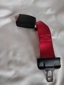 Resim Emniyet Kemer Uzatıcı Kırmızı Renk Kayış Çocuk Koltuğu Hamile Ve Şişmanlara Uygundur 1 Adet 