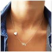 Resim Kişiye Özel Harfli Gümüş Kolye Özel Gün Hediyesi 437367722 