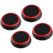 Resim Noktalı Xbox One S/one X/xbox E/xbox 360 Analog Koruyucu Silikon Pad Siyah Kırmızı 