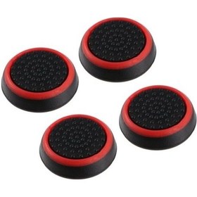 Resim Noktalı Xbox One S/one X/xbox E/xbox 360 Analog Koruyucu Silikon Pad Siyah Kırmızı 