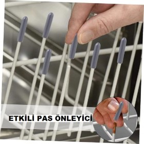 Resim _siemens -100 Adet Gri | Pas Küf Önleyici Bulaşık Sepet Koruma Çubukları 