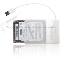 Resim Dark Storex E24 2.5" USB3.0 Disk Kutusu + Çıkarılabilir Başlıklı Şeffaf Saklama Kutusu (DK-AC-DSE24U3) 