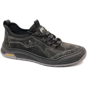 Resim GAMELU Mova Sneakers Deri Erkek Spor Ayakkabı SİYAH 