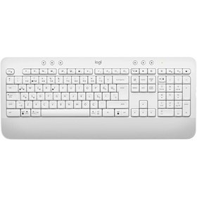 Resim K650 Signature Grafit Beyaz Kablosuz Klavye 