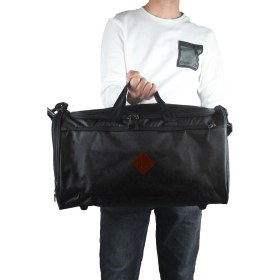 Resim Bagorama Kumaş 52 cm Seyahat Spor Fitness Omuz Çantası - Siyah 