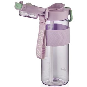 Resim Shotay St-7235 800ml Mor Pipetli Tritan Matara Mor 