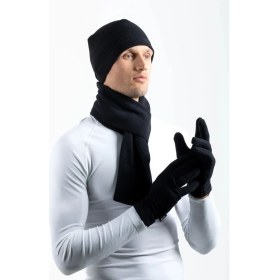Resim Oil Company Oıl Company Siyah Polar Eldiven Rüzgar Geçirmez Kayak/Snowboard İçin Rahat Tasarım 