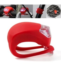 Resim Larimar 8 Adet Silikon LED Bisiklet Lambası Fener Ön ve Arka Stop Işık Aydınlatma Seti 