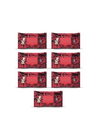 Resim 7 Paket Red Rose Islak Havlu Mendil 90 Adet Kapaklı Gül Kokulu 2'li Set 