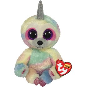 Resim Ty Beanie Boos Tek Boynuzlu Sloth Peluş 15 Cm. 