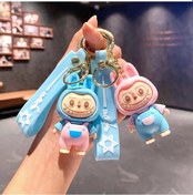 Resim Novahub Labubu Koyun Anahtarlık Sırt Çantası Kolye Araba K7 Çocuk Unisex Trend Moda 