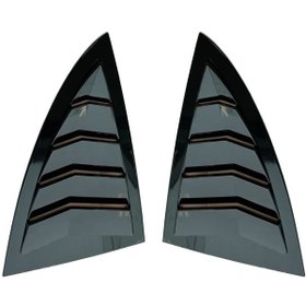 Resim Tesla Model 3 Arka Kelebek Cam Perdesi L / R 