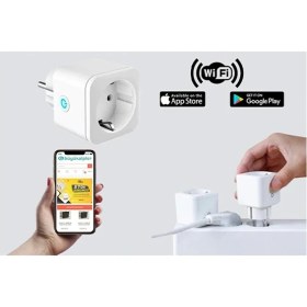 Resim Cata Aybekon CT-4010 Wi-Fi Akıllı Priz Wifi Uzaktan Kontrol 