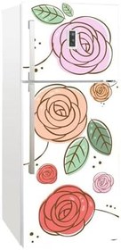 Resim Buzdolabı Kapağı Kaplama Sticker 0099 