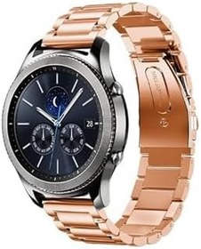 Resim CONSTRAIN Galaxy Watch 42mm (20mm) İle Uyumlu KRD, 04 Metal Zore Kordon, Rose Gold 
