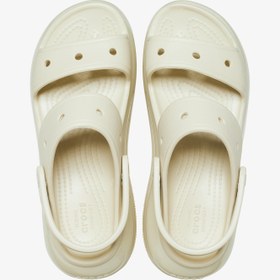 Resim Crocs Classic Mega Crush Kadın Krem Sandalet 