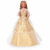 Resim Barbie 2023 Mutlu Yıllar Bebeği Kumral HJX06 