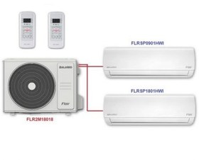 Resim Alarko Flair 1 Dış + 2 İç Ünite (9+18) Duvar Tipi Multi Klima 