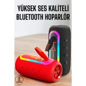 Resim Techno Stock Kablosuz Bluetooth Hoparlör Uzun Pil Ömrü Taşınabilir 