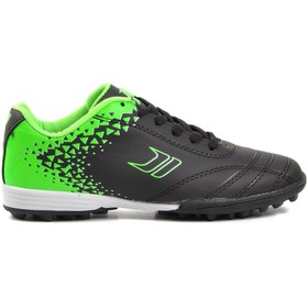 Resim Hulk 126 Siyah-Neon Yeşil-Beyaz Unisex Halı Saha Ayakkabısı 