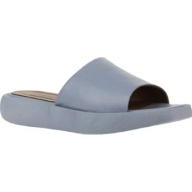 Resim Bueno Shoes Mavi Deri Kadın Düz Terlik 01WY1000 01WY1000 