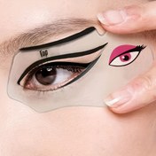 Resim 2 Çok Fonksiyonlu Göz Makyaj Yardım Kartı, Tekrar Kullanılabilir Eyeliner Şablonu Göz Farı Kaş Şablonu Yardım Makyaj Öğrenme Aracı Kartı Kullanımı Kolay Hızlı Makyaj İçin Uygun Göz Kalemi Göz Farı Kaş Uzatmaları 