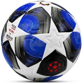 Resim Pro-series Pu Futbol Topu Lazer Kesim Şampiyonlar Beton Halı Saha Resmi Maç Futbol Topu Mavi 520 Mavi 