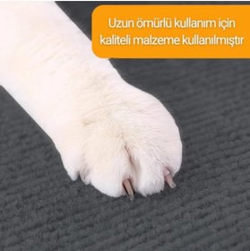 Resim Yıldızan bgm shop Kedi Tırmalama Halısı Yapışkanlı Her Yüzeye Uygulanabilir Kesilebilir Mobilya Koruyucu Mat 